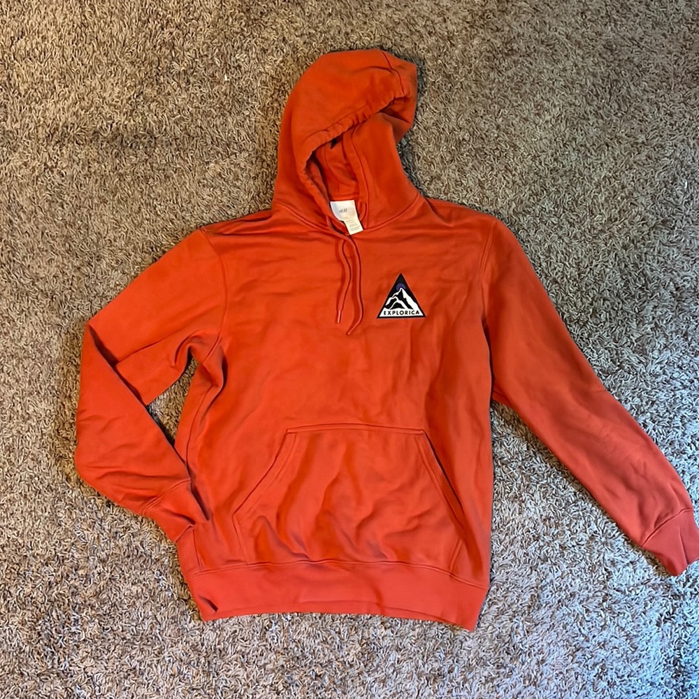 H&M Explorica Logo Hoodie in Men’s Medium